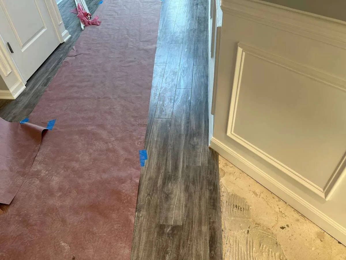 Completed marble shower restoration in St. Martin